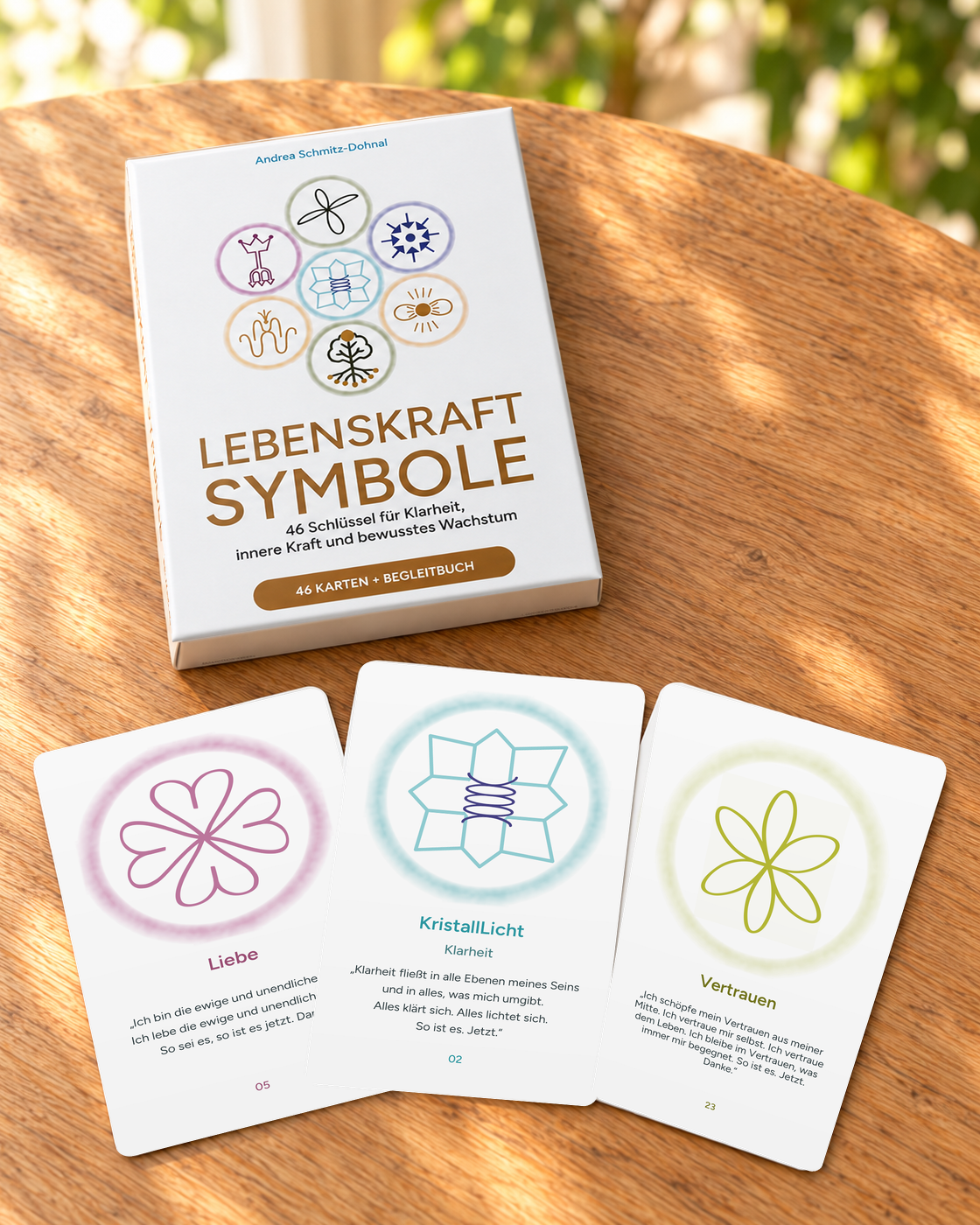 Das Lebenskraft-Symbole-Kartenset von Andrea Schmitz-Dohnal